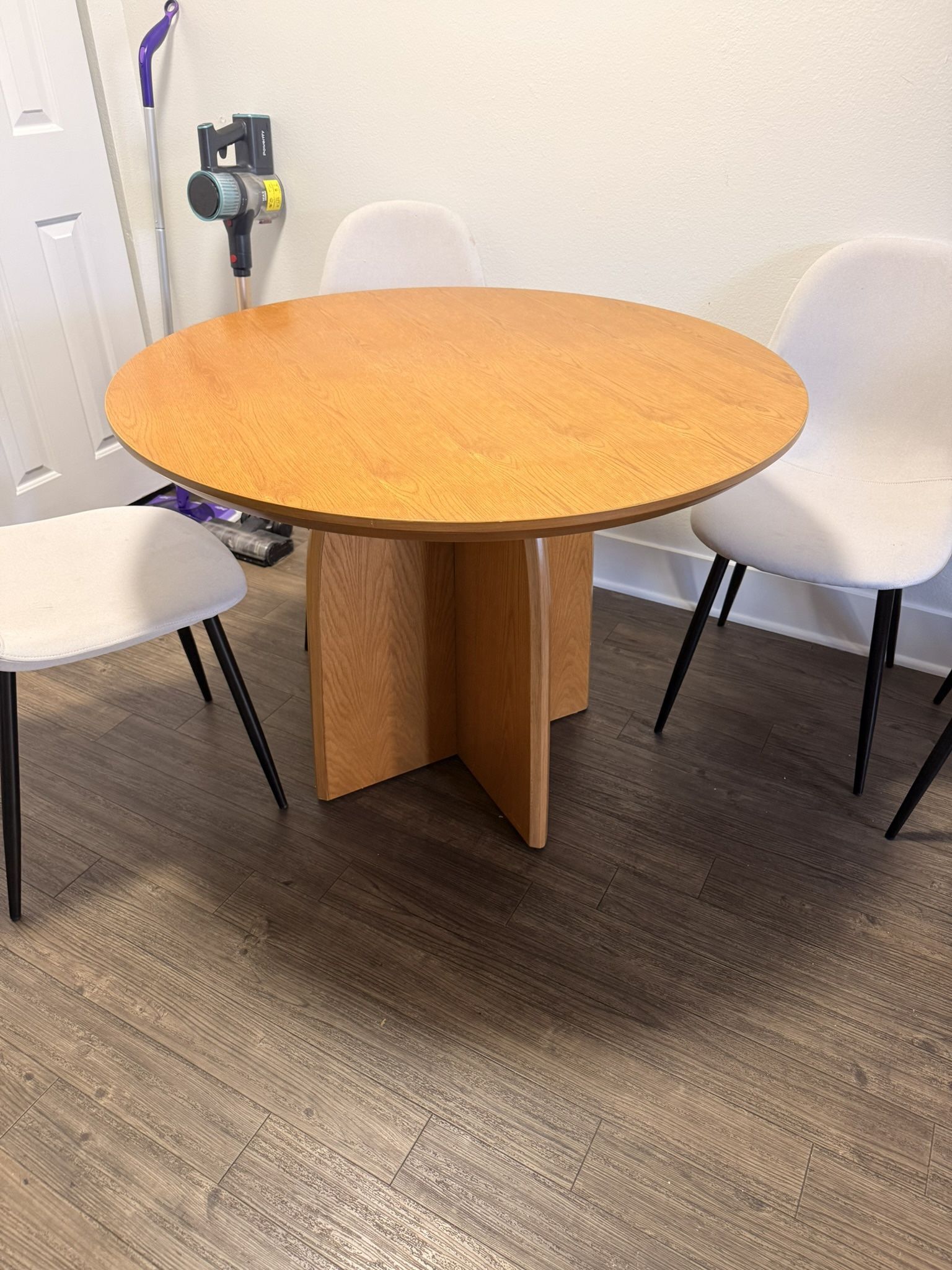Solid Round Wood Table