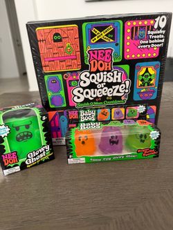 Needoh Squish or Squeeze Halloween Set