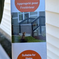 Easy Baby/ Dog Retractable Gate (Black) 