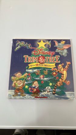 Disney Trim-A-Tree Book with 24 Ornaments