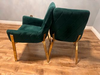 Set Of 2 Modern Accent Chairs