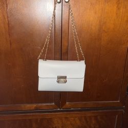 Purse White And Gold 