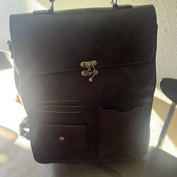 Ecosusi Leather Backpack 