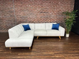Delivery Available Costco gray 2pc sectional couch retails 700