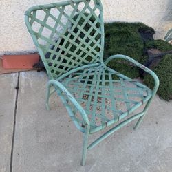 Vintage green patio garden retro chair furniture