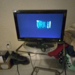 Sharp TV With Built In DVD Player