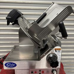 Like New Commercial Deli Meat Cheese NSF Slicer Globe 3850N Automatic Mint Condish!!!