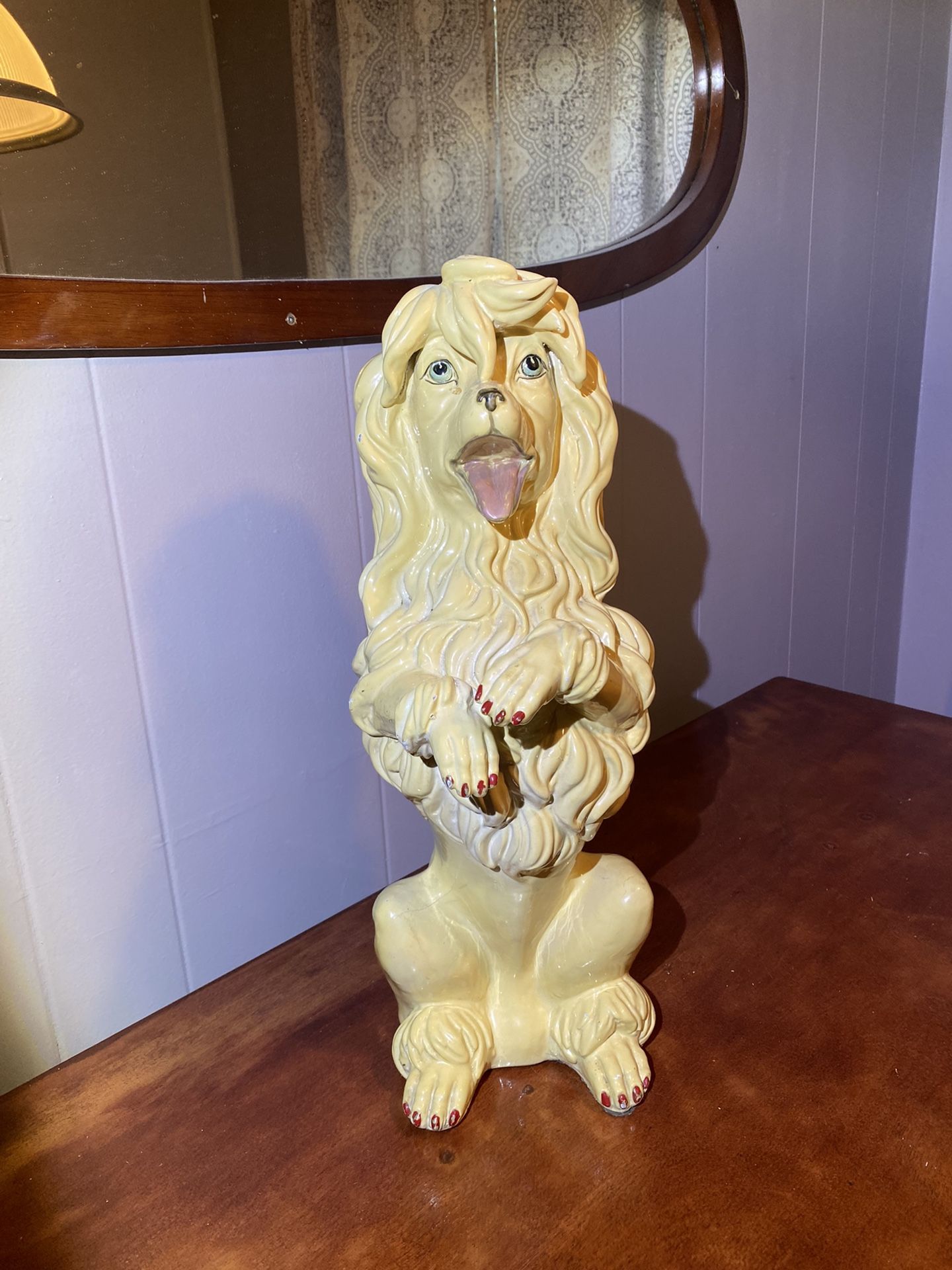 Vintage Marwal Dog Statue