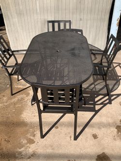 Beautiful Nice Metal Patio Furniture Hampton Bay For Sale