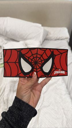 Marvel Spider-Man Bifold Wallet - Red Web Pattern