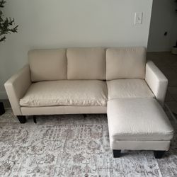 70 Inch Sectional Sofa L-Shape With Reversible Chaise 