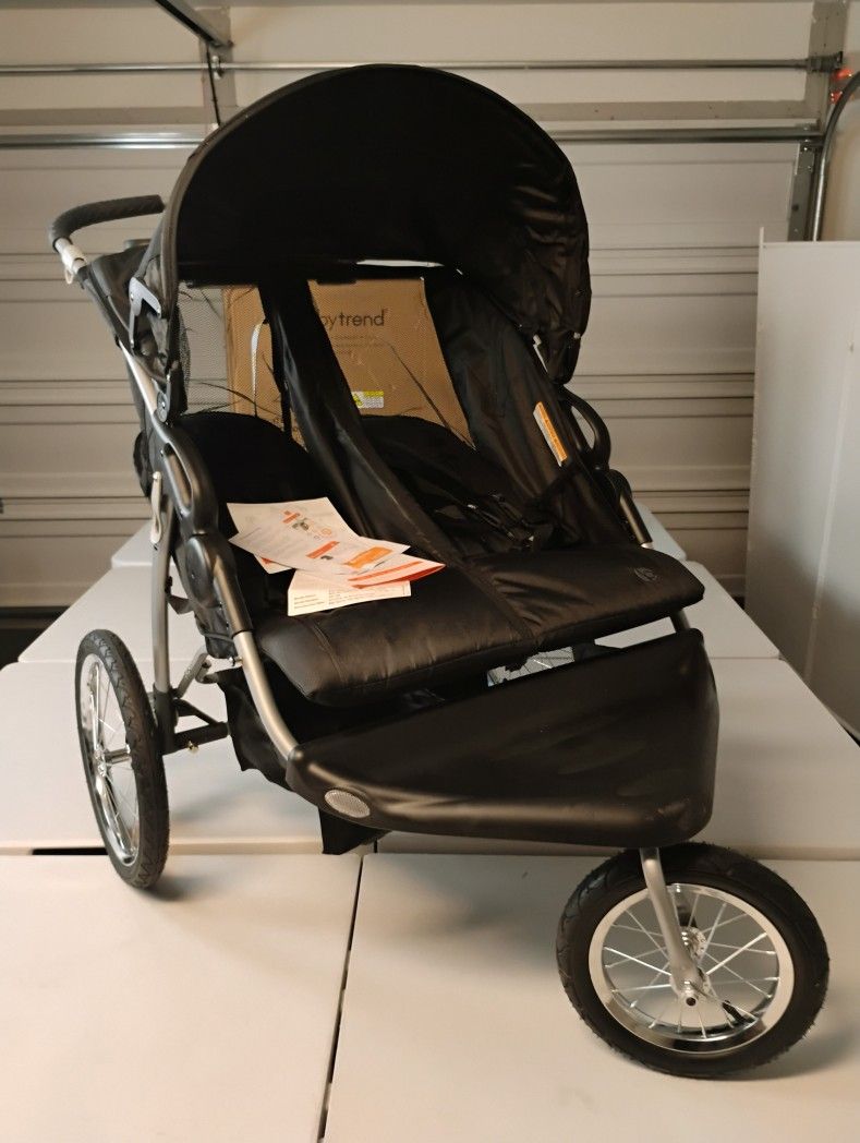 Baby Trend Expedition Double Jogger Stroller, Griffin, Like New ,Open Box
