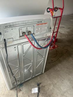 GE Matching Washer and Electric Dryer Set - Clean & Working