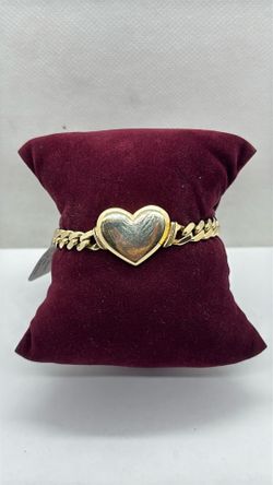 14k Heart Bracelet