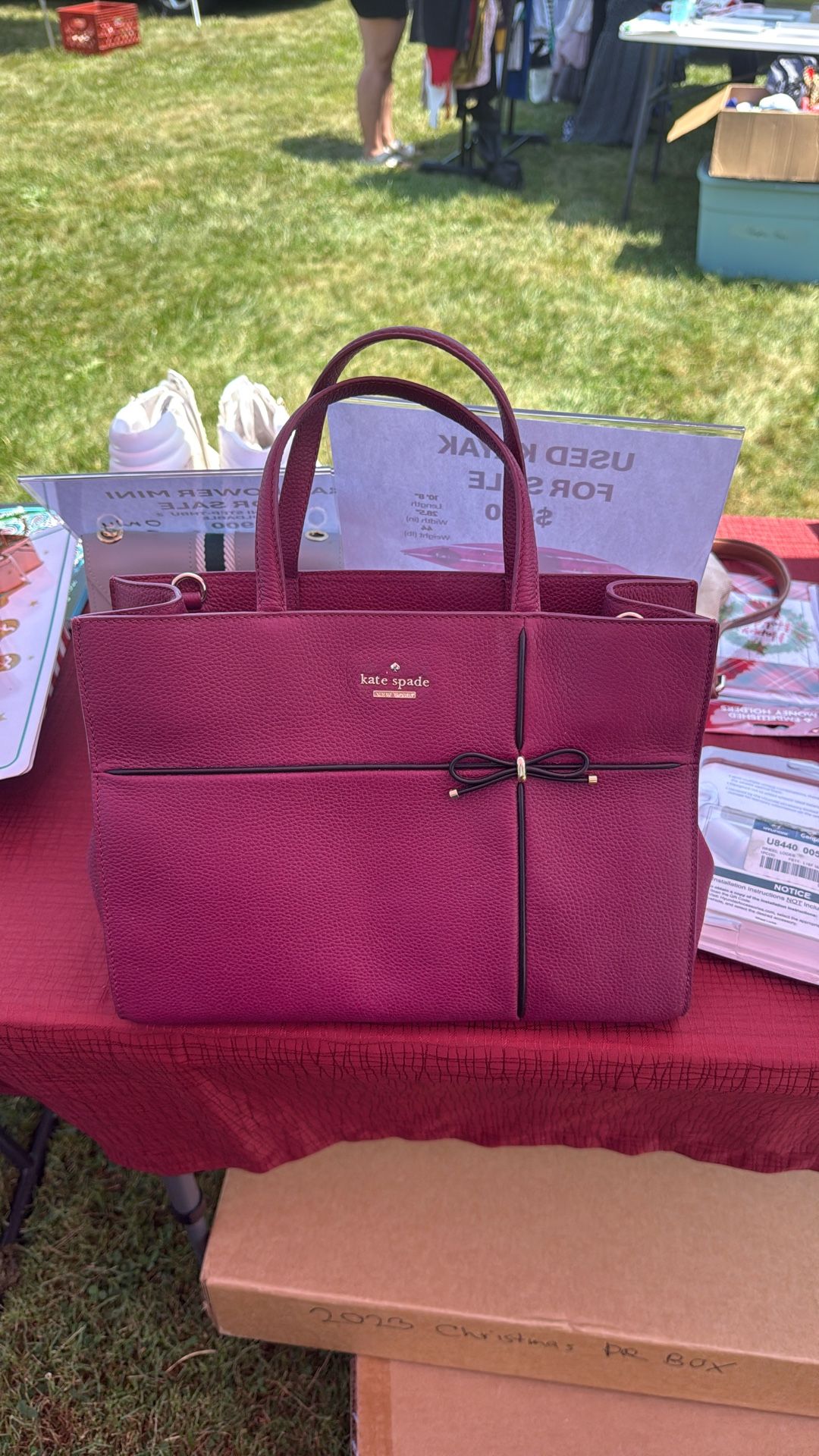 Kate Spade Burgundy Purse
