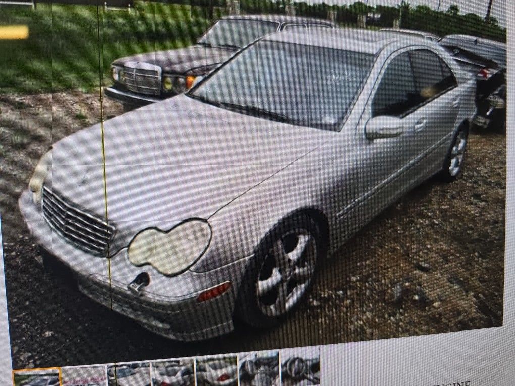 FOR PARTS A 2004 MERCEDES BENZ CCLASS C230 GOOD 4CYLINDER 1.8 ENGINE 