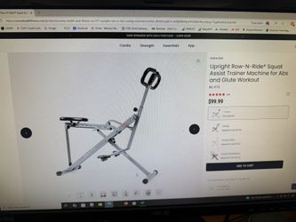 Sunny Upright Row N Ride Exerciser 077