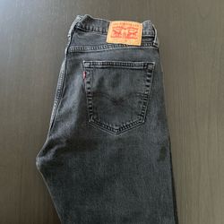 Levi's 505 Black Jeans W34 L30