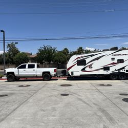 Toy Hauler & Travel Trailer