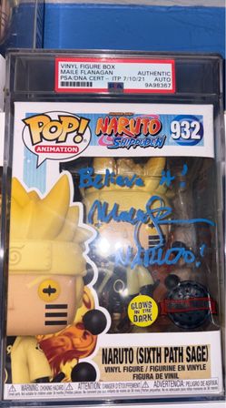 Naruto Psa signed pop