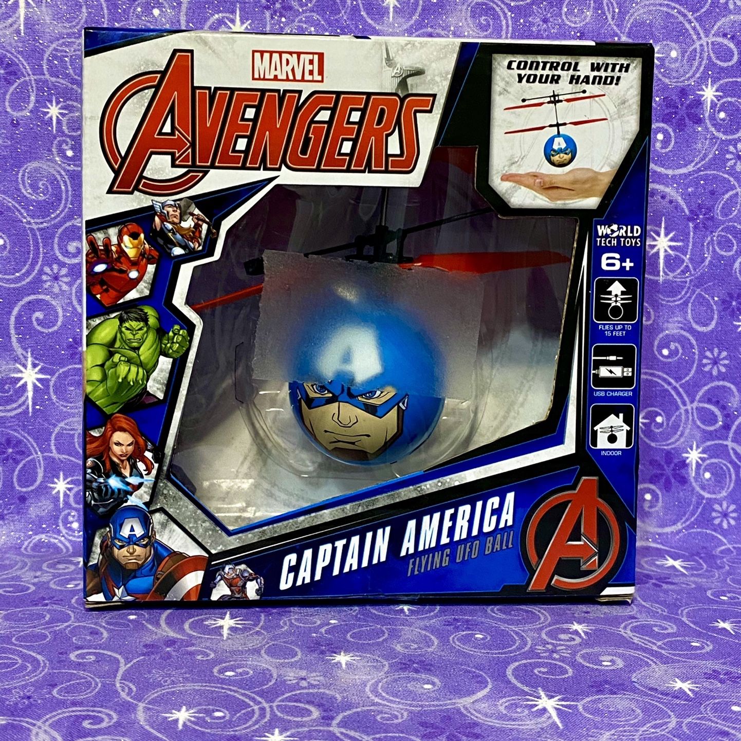 Captain america flying ufo ball sale