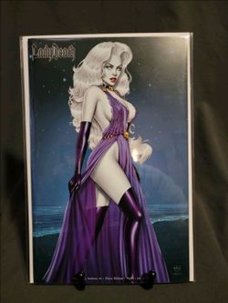 Lady Death: Blasphemy Anthem 1 Violet Chase Edition Ltd To 75 (Coffin Comics) NM