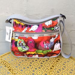 Fafi LeSportsac Crossbody | Hobo Bag - “Fafiness” Graffiti Artist Edition - New with Tags