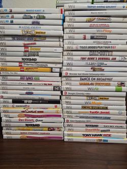 Large Lot of Nintendo Wii Games