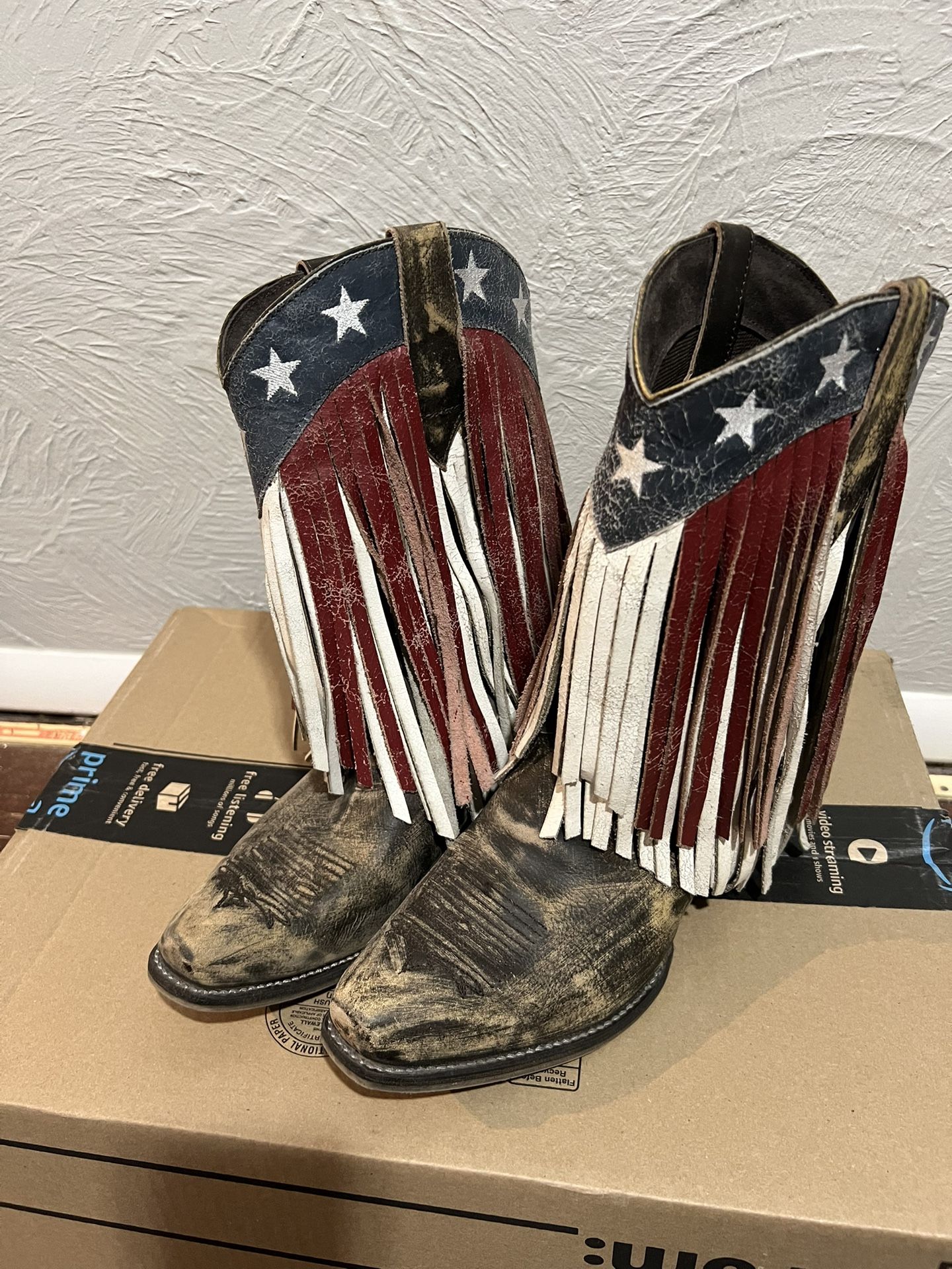 Roper Fringe Boots