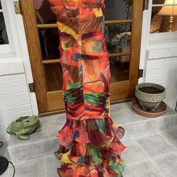 Dahlia McPhee Pleated Mermaid Dress