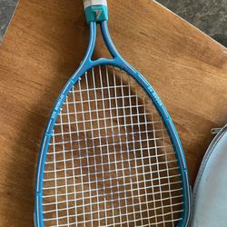 Marty Hogan 40 Teal Tennis Racquet Silver Cover Optimum Size Pro Kennex Racket