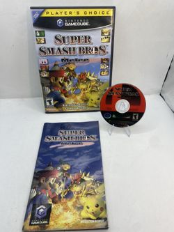 Super Smash Bros Melee Nintendo GameCube SSBB CIB Tested Authentic Excellent