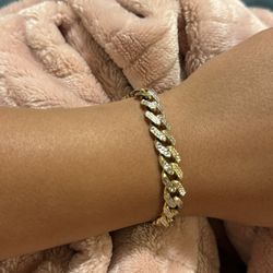 14k gold Monarch bracelet