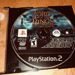 PS2 Game The Lord Of The Rings The Two Towers 