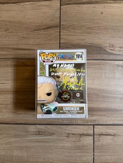 Funko Pop One Piece Smoker #1914 Signed Chase