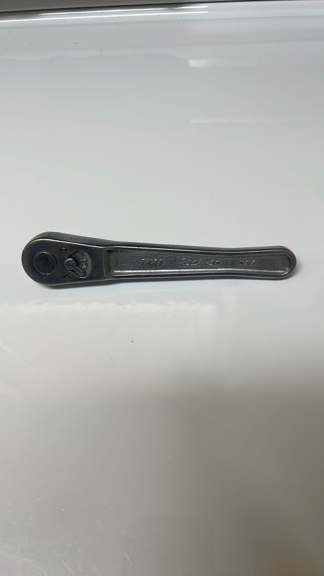 Snap-On FV71 3/8" drive ratchet collectible vintage mechanics tool
