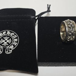 Chrome Hearts Chrome Hearts Ring Spinner CH X Silver 8.5 