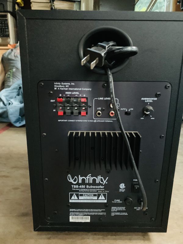 Infinity TSS450 Booming Subwoofer for Sale in Portland, OR OfferUp
