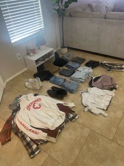 Men’s and women’s clothes