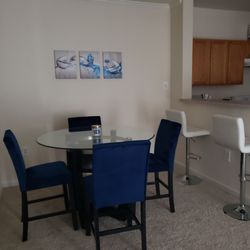 Dinning set, Navy Blue Lennox