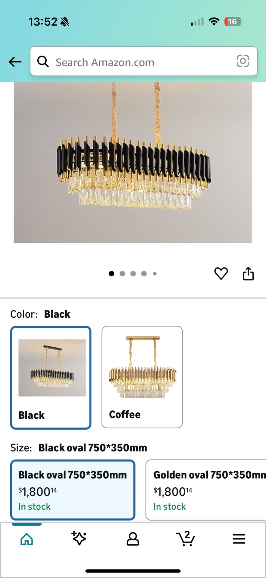 Brand new chandelier