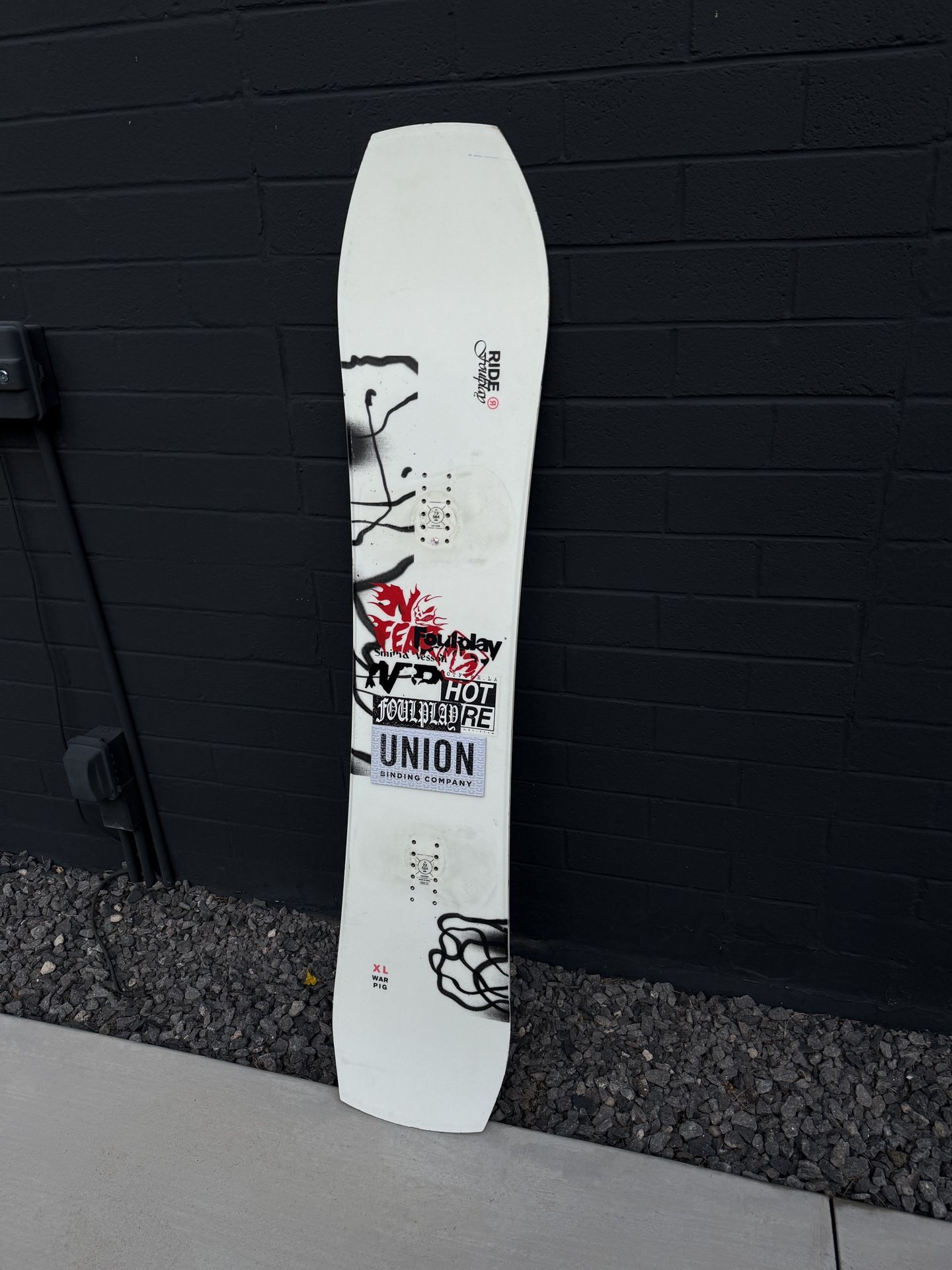 RIDE WARPIGRIDE WARPIG SNOWBOARD XL 158 W