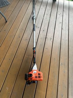 STIHL HL100K extended pole hedge trimmer