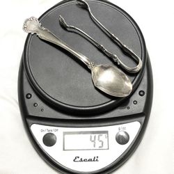 Antique Over 100 Years Old .925 Silver Flatware. Weighs 45 Grams 