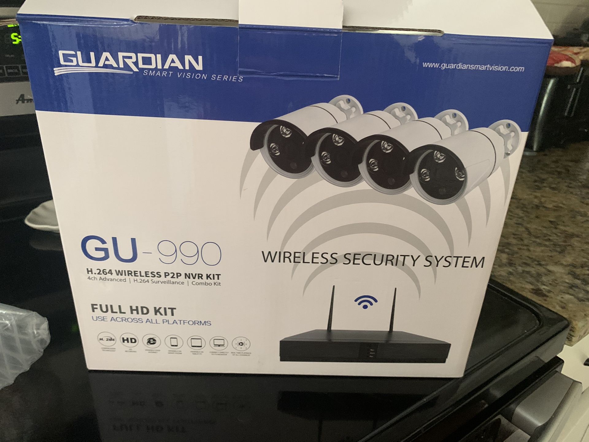Guardian GU-990 wirelesss security system