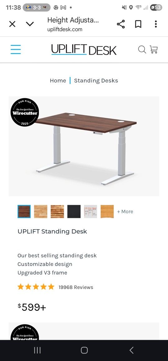 Uplift Desk And Free Accessories