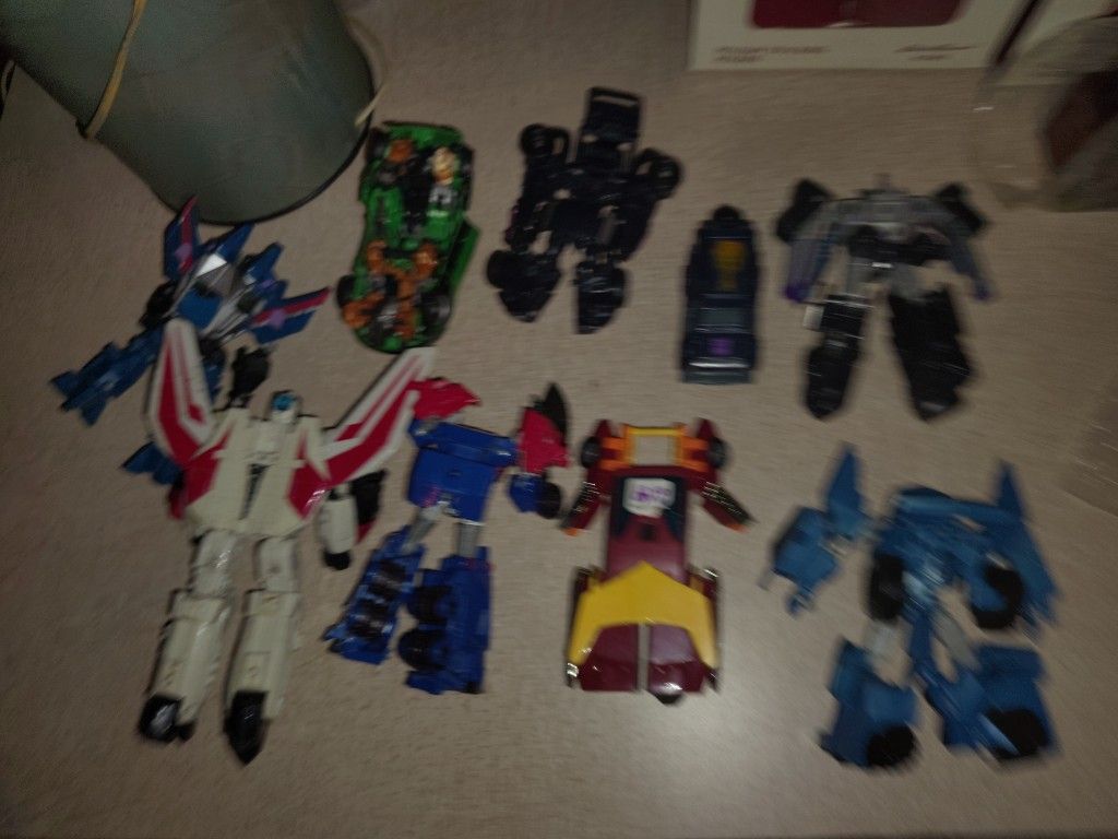 Transformers Action Figures Lot 9