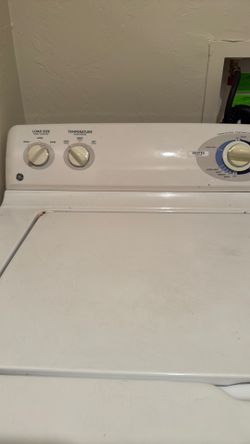 GE washer and dryer