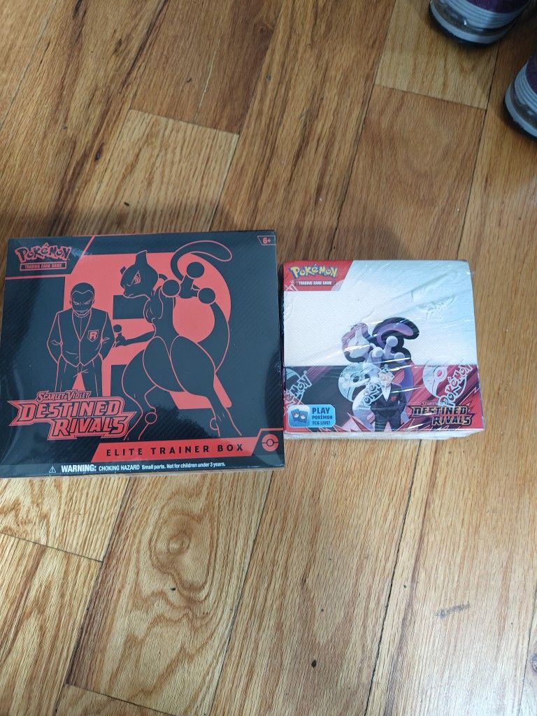 Destined Rival Etb & Booster Display Box