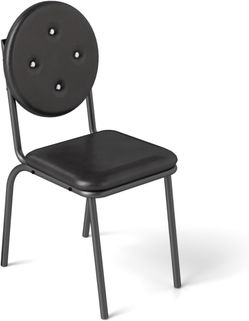 Modern Minimalist Design Kitchen Dining Chairs, Sturdy and Durable Metal Frame